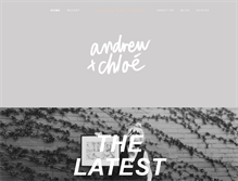 Tablet Screenshot of andrewandchloe.org